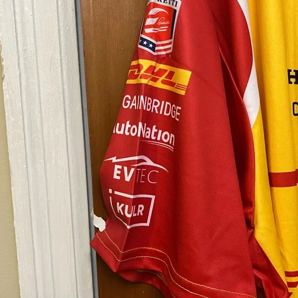 🆕 Indy Car Official Racing Jersey DHL Racing Team Jersey NWT - Picture 5 of 12